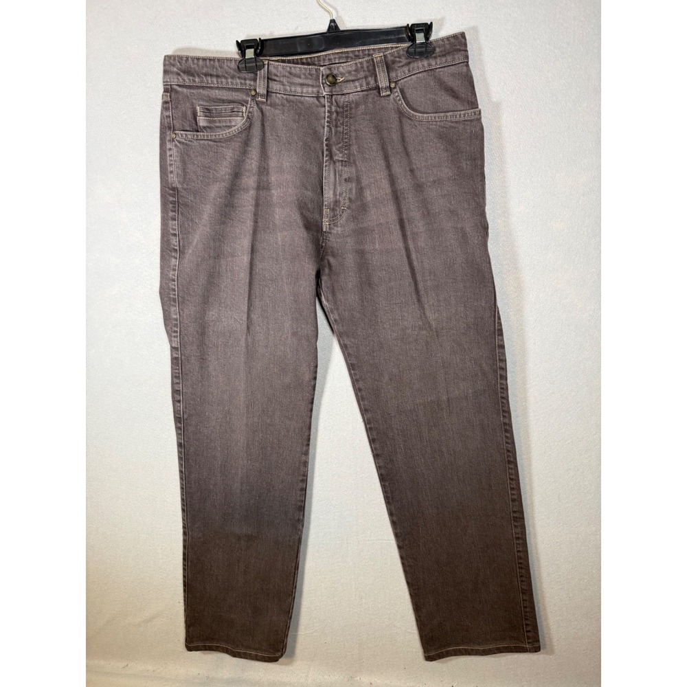 Ermenegildo Zegna Jeans Men 38x32 Gray Denim Straight Leg Designer Made In Italy